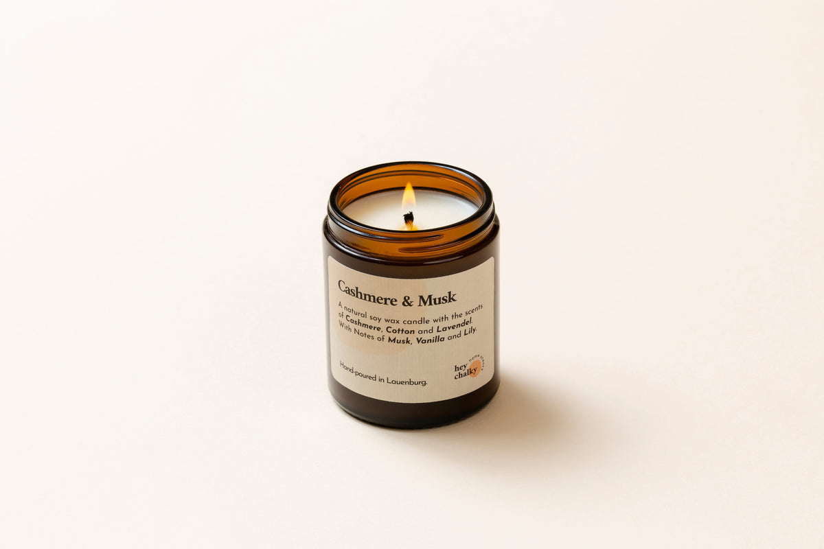 Cashmere & Musk 155g Kerze