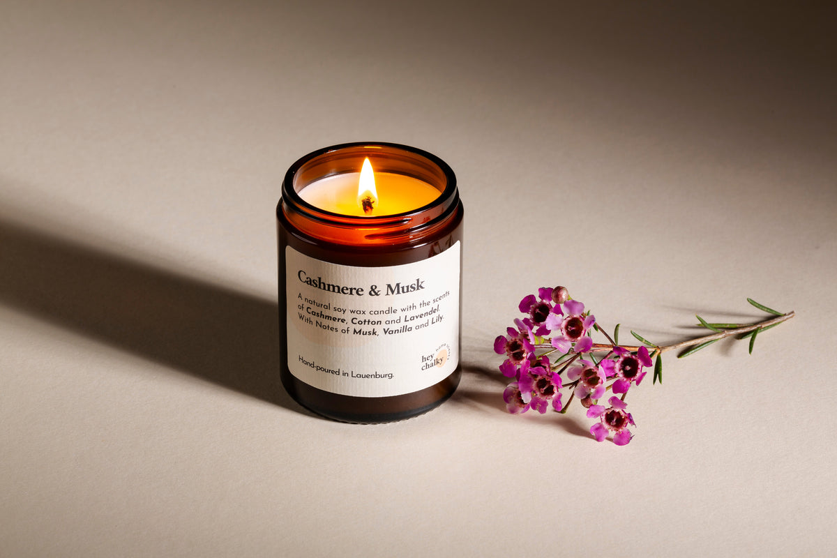 Cashmere & Musk 155g Kerze